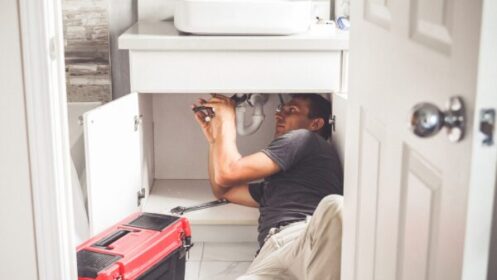 Plumber in Wausau, WI Performing Plumbing Repair in Bathroom Remodel