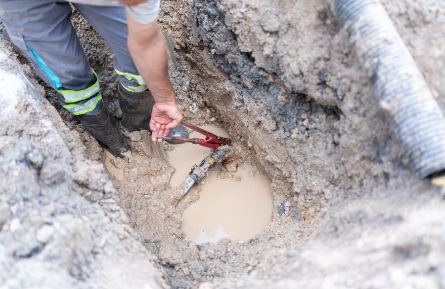 Burst pipe repair in Madison and Greater Wisconsin fixing emergency water line damage.