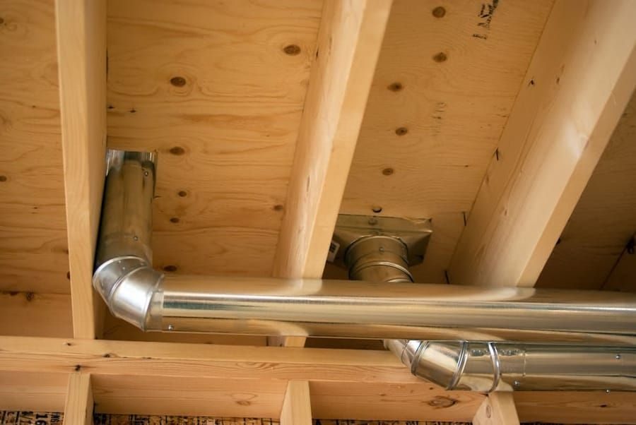 HVAC zoning installation with proper ductwork for efficiency.