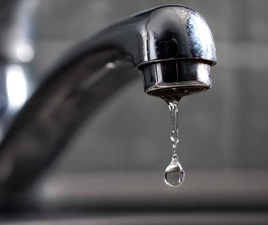 Weak water pressure from a faucet